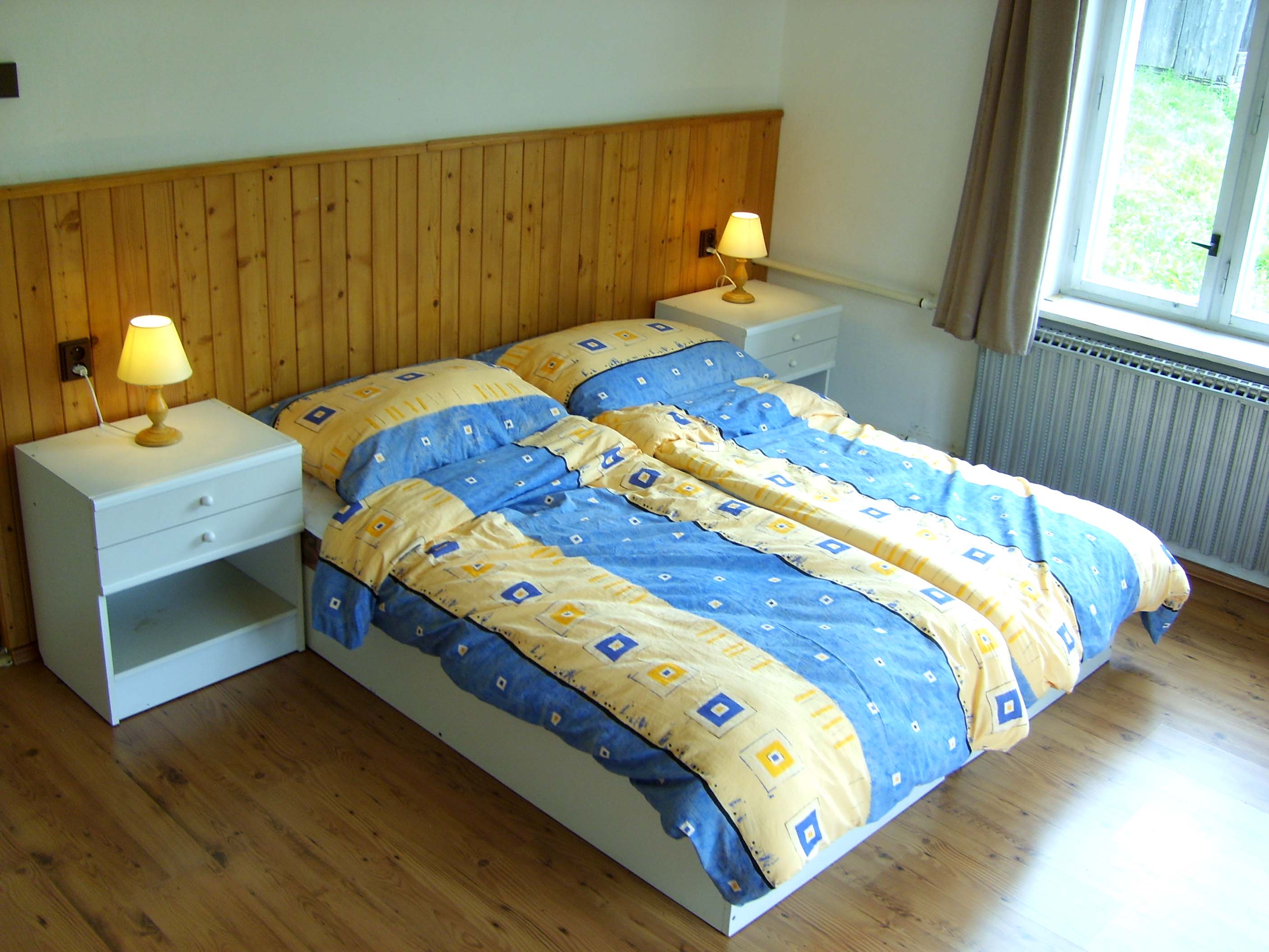 Slaapkamer vrijstaande villa Zuid-Bohemen